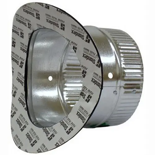Gray Metal South 7-406A 7 inch Adhesive Metal Duct Saddle Takeoff