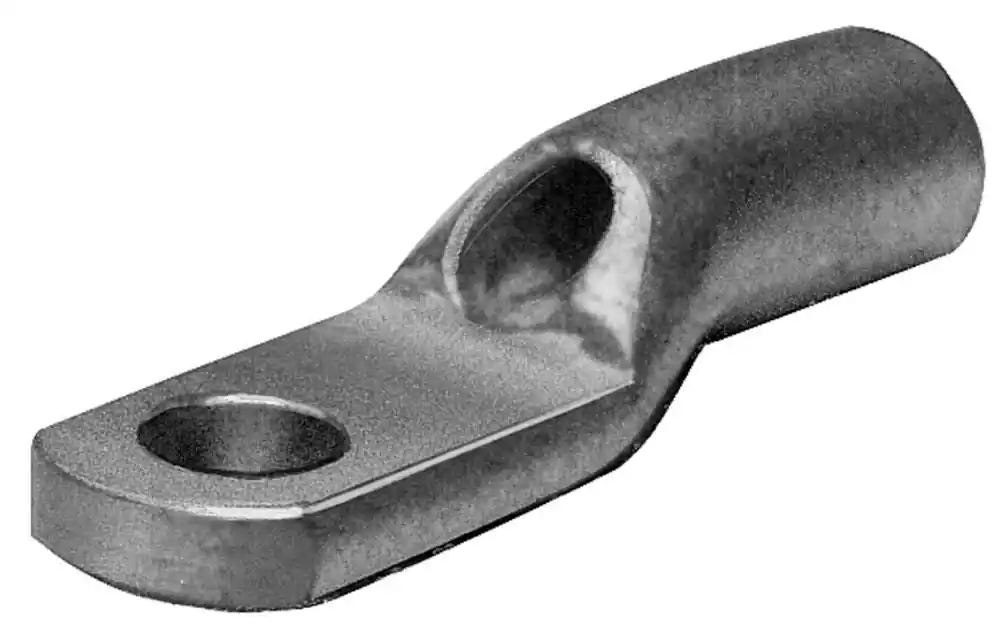 Hubbell YAV10L36BOX YAV 1-Hole Heavy Duty Uninsulated Compression Lug 12 to 10 AWG 600 VAC