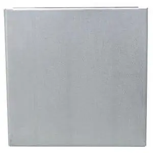 Milbank 44GE-NK-NP Wireway End 4-Inch x 4-Inch G90 Galvanized Steel Unpainted