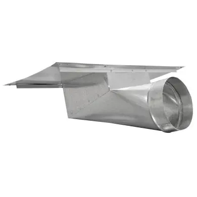 Cody 2794105 90 Deg Register Boot With Rail Plate, 5 In Dia Neck