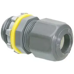 Arlington LPCG503BL Low Profile Oiltight Strain Relief Cord Connector 1/2 in Trade 0.1 to 0.3 in