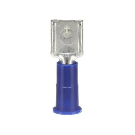 3M 051128-60006 Highland Insulated Standard Female Disconnect 16 to 14 AWG Conductor 0.25 in W x 0.032 in THK Tab