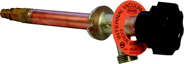 Prier Products 408-10 1/2 MPT x 1/2 SWT, 10 Insertion, Internal Vacuum Breaker Freezeless Wall Hydrant