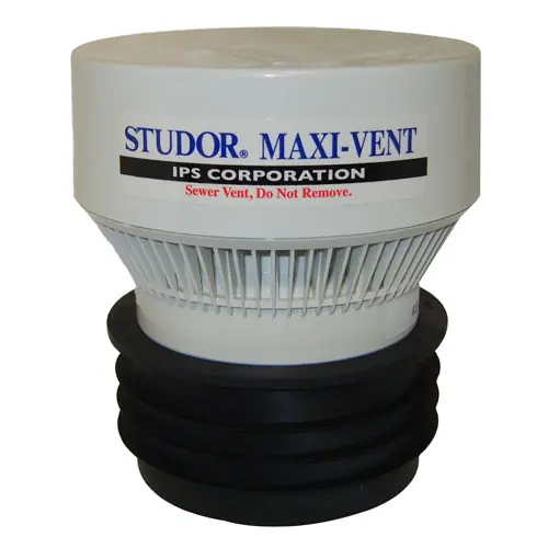 Studor STDMAXIVENT Studor Maxi-Vent Air Admittance Valve For Venting The Soil Stack and Avoiding Roof Penetration