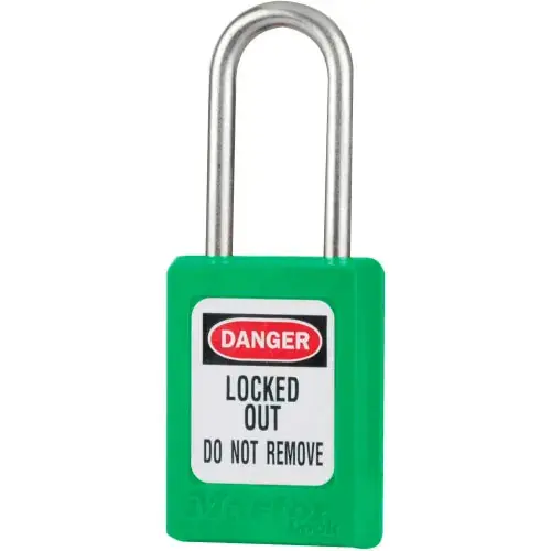 Master Lock S31KAGRN Series S31 Global Thermoplastic Safety Padlock