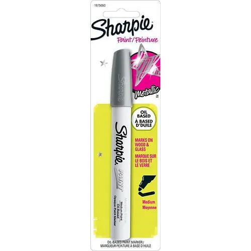 Sharpie 1875050 Medium Tip Metallic Oil Based Paint Marker Silver