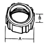 Steel City BI-905 Insulated Bushing - 1-1/2 Inch