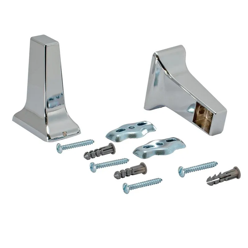 EZ-FLO 15155 Towel Bar Bracket with Concealed Screw in Chrome