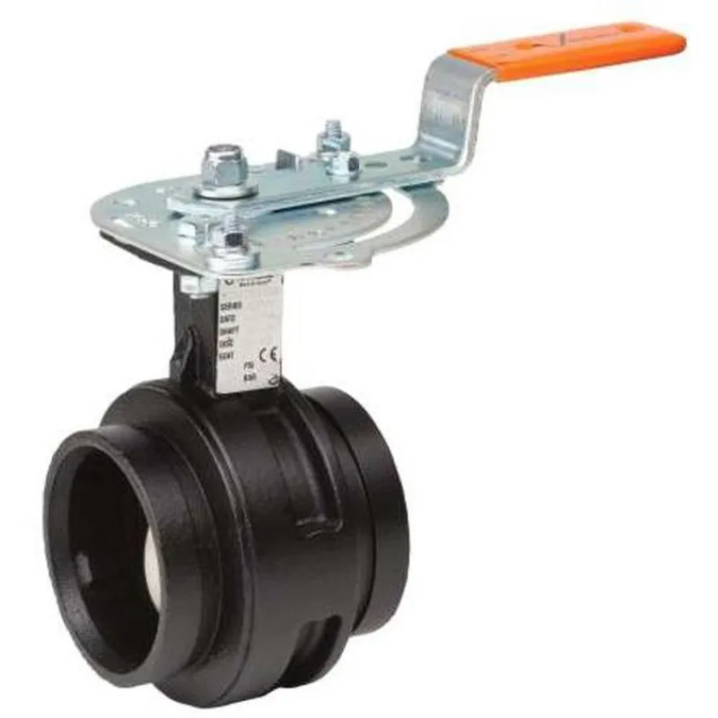 Victaulic V100761SE2 Vic-300 MasterSeal 10 in Ductile Iron Grooved EPDM 10 Position Handle with Memory Stop Butterfly Valve