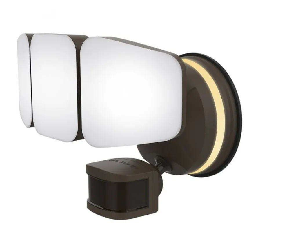 Jasco 58245-S1 3-Head Wi-Fi Security Light 4000K (Each)