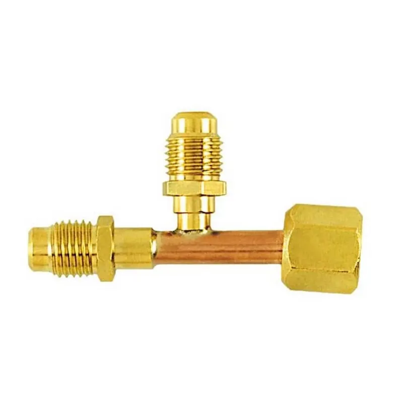 BesTech BT9621 Access Valve For HVAC Installation - 1/4 Inch Flare Connections - High Durability