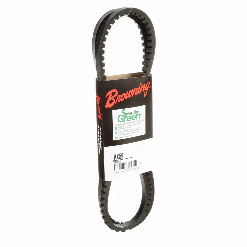 Browning 2454718 AX59 Gripnotch Cogged V-Belt Replacement AX59
