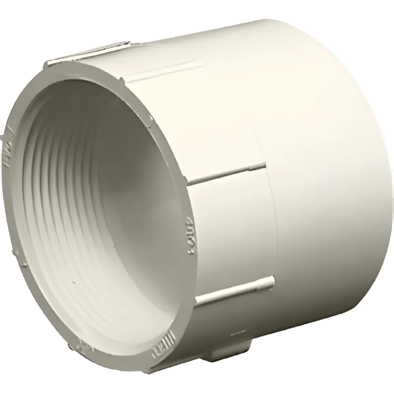 Approved Vendor SDFAS PVC Sewer Adapter, 4 inch x 4 inch, FIP x Sewer Hub