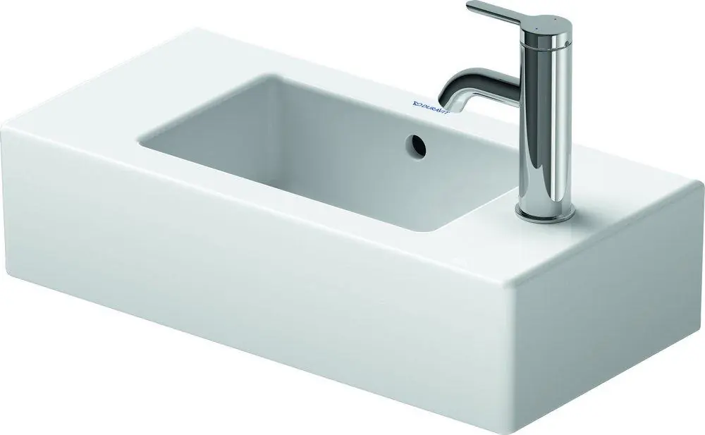 Duravit 0703500008 Vero 19-5/8 x 9-7/8 in. Rectangular Wall Mount Bathroom Sink