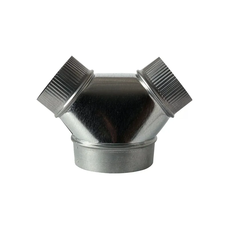 Miami Tech BNW86 Bullnose Wye 8 Inch x 6 Inch 30 Gauge Galvanized Steel