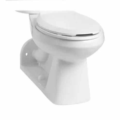 Mansfield Plumbing 151WH Mansfield Quantum Elongated SmartHeight Toilet Bowl Only, Rear Outlet, White