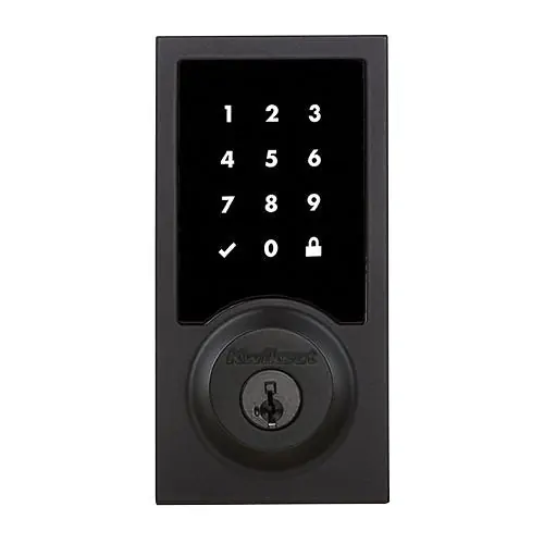 Kwikset 916CNT ZW500 514 SmartCode Contemporary Electronic Deadbolt with Z-Wave Technology