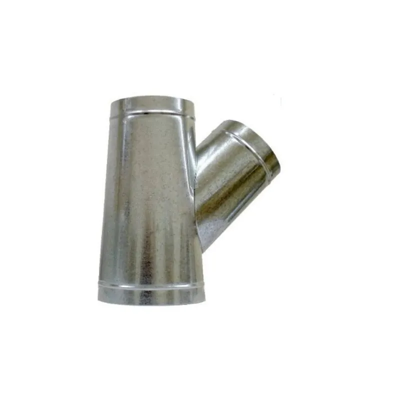 Air Duct Products 8101.090606-26 T-Wye 9 Inch x 6 Inch x 6 Inch 26 Gauge Sealed at Base