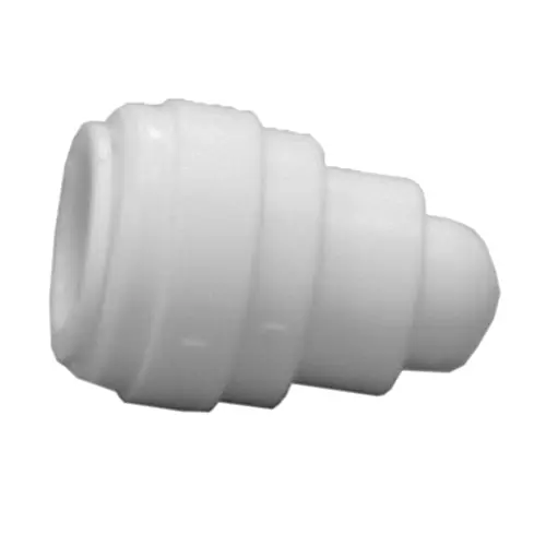Jones Stephens C76852 1/2 Tube OD White Plastic Push On Cap