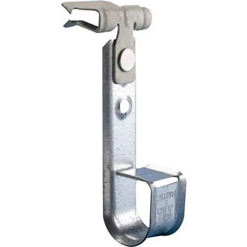 nVent CADDY CAT1224SM Cablecat J-Hook with Hammer-On Flange Clip Spring Steel