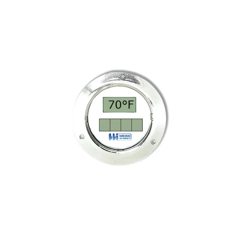Weiss Instruments 20SD-FS Solar Powered 2 Inch Round Thermometer Refrigeration Temperature