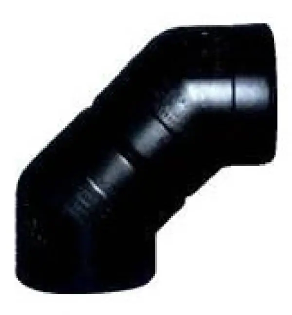 General Plastics EB190 10 x 10, Black, High Density Polyethylene, Straight, 90D Elbow
