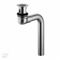 SPS Approved Vendor HSLD114 Offset Wheel Chair Lavatory Grid Drain With Strainer, 1-1/4 Inch W x 6 Inch L