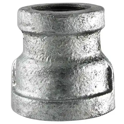 Ward Manufacturing GRJD 1-1/4 inch x 1/2 inch Galvanized Malleable Iron Reducer, FIP x FIP