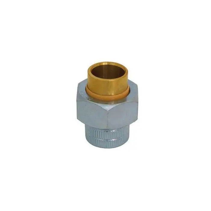 Matco V DUN-1010LF 3 in. FIP x Sweat Dielectric Brass Union