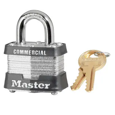 MASTER LOCK COMPANY 3KA3772 1-9/16 Laminated Steel Padlock