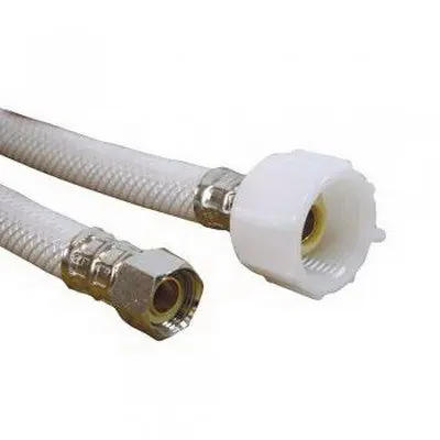 SPS Approved Vendor FTCP20 3/8 inch OD x 7/8 inch Ballcock x 20 inch Flexible Toilet Connector