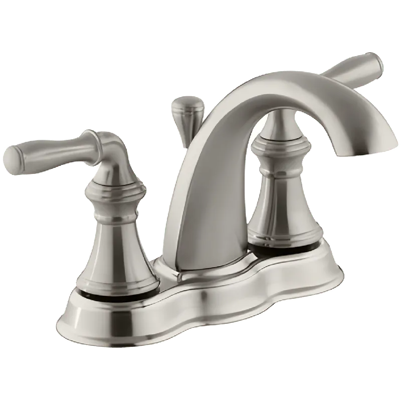 Kohler K-393-N4-BN Devonshire 2 Handle Centerset Lavatory Faucet with Pop-Up
