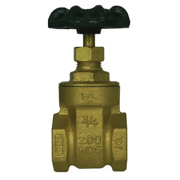 A.Y. McDonald 72035T 3/4 No-Lead Brass Full Port Lead-Free Gate Valve