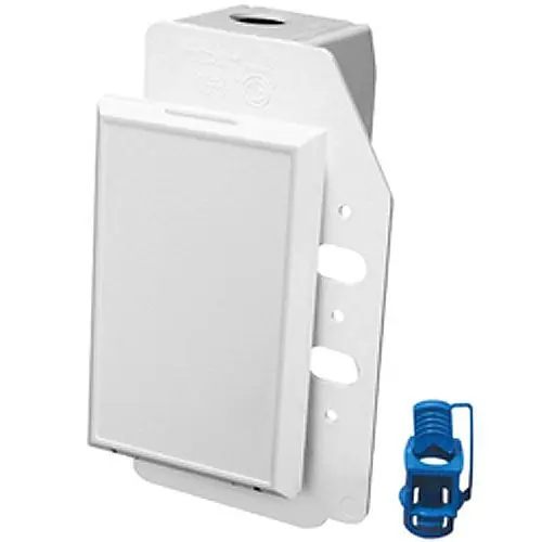 Canplas 792090W Next Generation SuperValve Full Door Central Vacuum Inlet Valve