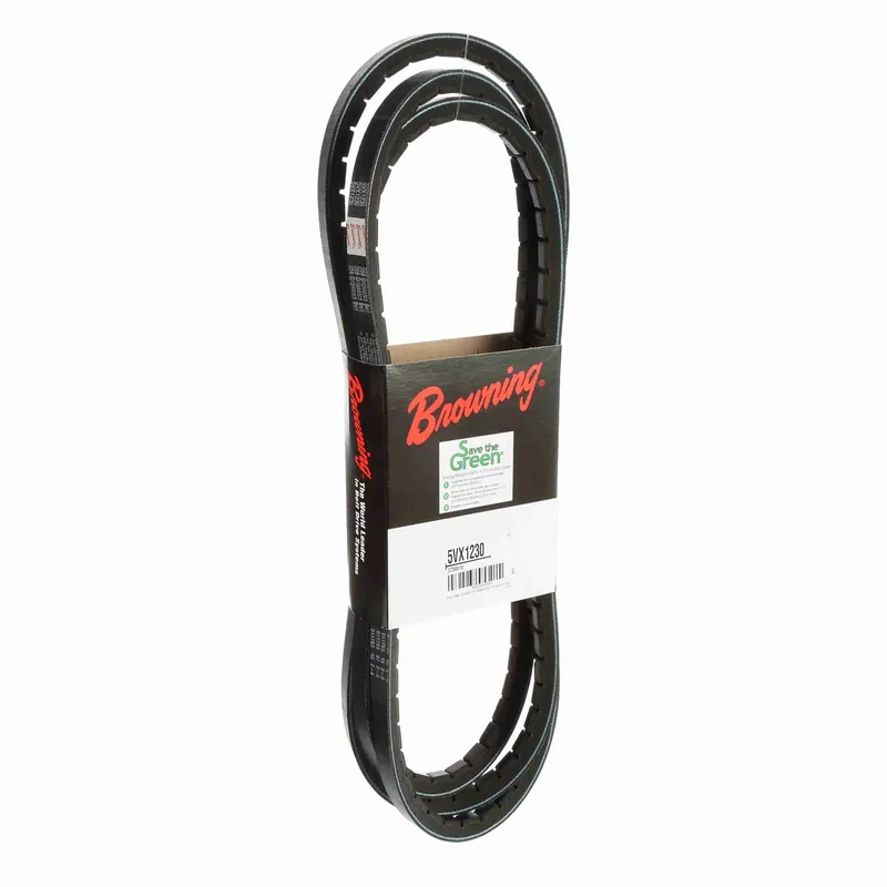 Browning 3758919 5VX1230 Gripnotch V-Belts Cogged Belt 123 Inches Replacement 3758919