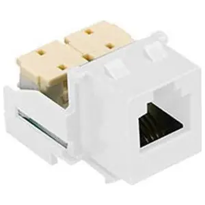 Allen Tel AT34-15 Cat 3 4-Conductor Jack Module White