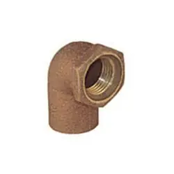 EPC B064150 EPC 10035312 4707-3 Solder 90 Deg Female Adapter Elbow, 3/4 In Nominal, C x Female End Style, Leaded Brass