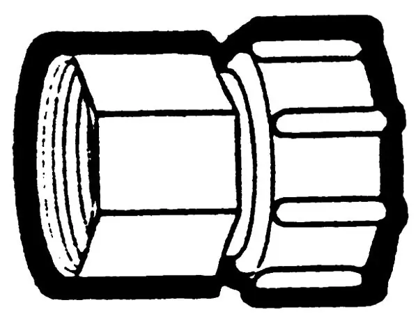 Holyoke Fittings 1055-8FPFH Brass Swivel Reducing Female Adapter 3/4 Inch x 1/2 Inch