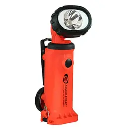 KNUCKLEHEAD 90757 Spot Light High Impact Nylon 120/100V AC 12V DC 180 LM Div 2 Rechargeable Orange