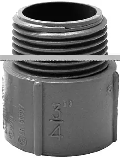 IPEX 078085 Conduit Terminal Adapter Power (Size: 3/4 inch) Replacement MPN