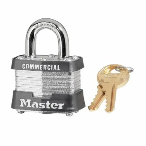 Master Lock 3KD Commercial Grade Non-Rekeyable Safety Padlock