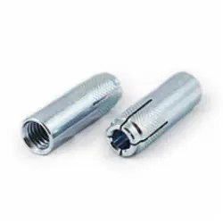 SPS Approved Vendor SDIAD 1/2 inch Steel Drop-In Anchor Zinc Plated