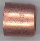JMF 9177800 Wrot Copper Solder-Joint Bushing 1.25 Inch Nominal x 1 Inch Nominal