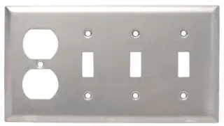 Pass & Seymour SS38 Wall Plate Power Combination (4G) Replacement MPN