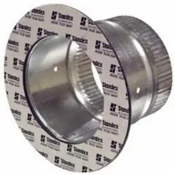 Gray Metal South 5-400A 5 inch x 6 inch Adhesive Metal Duct Takeoff
