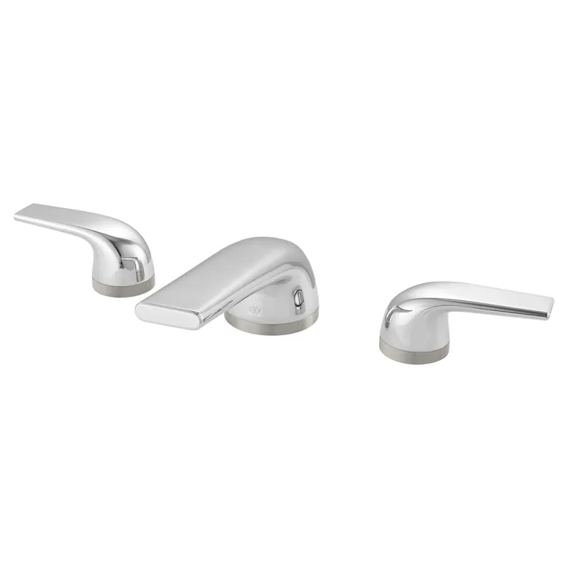 DXV D35120802.100 DXV Modulus 2-Handle Widespread Bathroom Faucet with Lever Handles in Polished Chrome