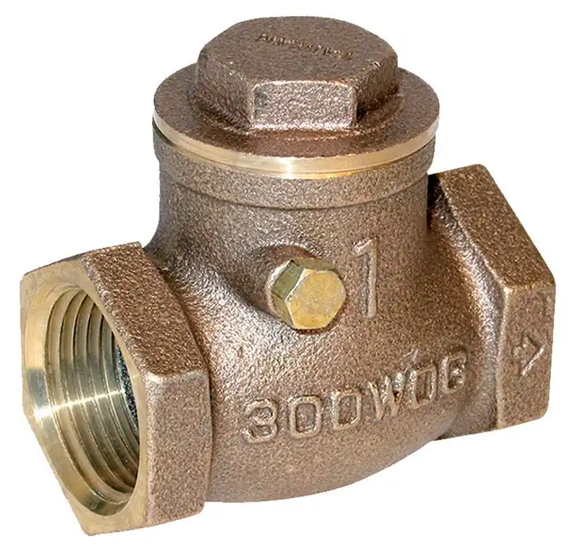 Matco-Norca 530T06LF 1-1/4 in. Bronze Threaded Swing Check Valve