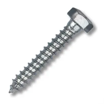 BBI 486256 5/16 x 3-1/2 Zinc Plated Lag Screw