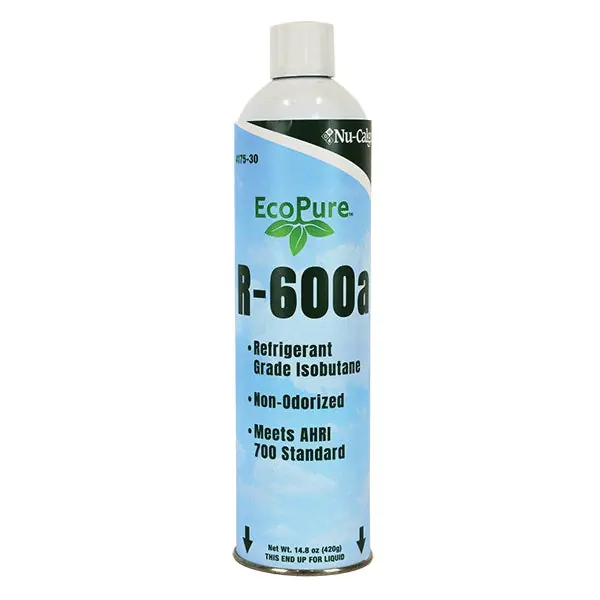 Nu-Calgon 4175-30 EcoPure Refrigerant R-600a 14.8 oz Canister