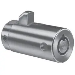 CHICAGO LOCK C425519RLKD Cylinder Lock, 7-Pin, Keyed Different, 5/8 Diameter x 1-1/32 Depth, Brass Locking Pin, Chrome Plated, For Pop-Out Stock Lock